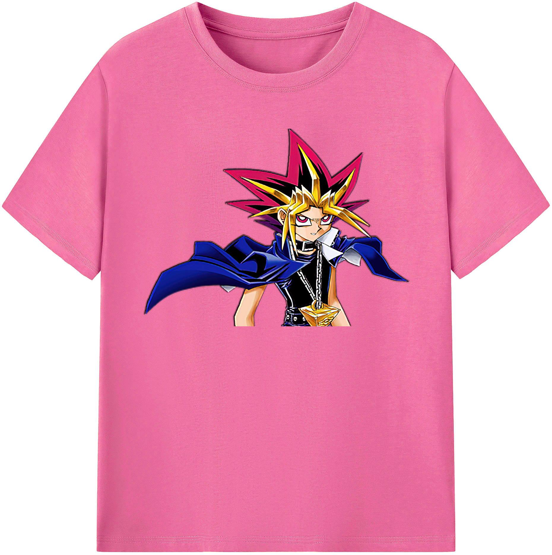 （画像用） 遊☆戯☆王 Yu-Gi-Oh! レディースカジュアルプリントTシャツ（綿100％）